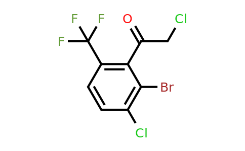 1805213-13-1 | 2'-Bromo-3'-chloro-6'-(trifluoromethyl)phenacyl chloride