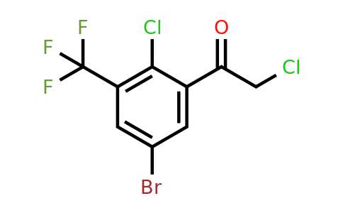 1805213-32-4 | 5'-Bromo-2'-chloro-3'-(trifluoromethyl)phenacyl chloride
