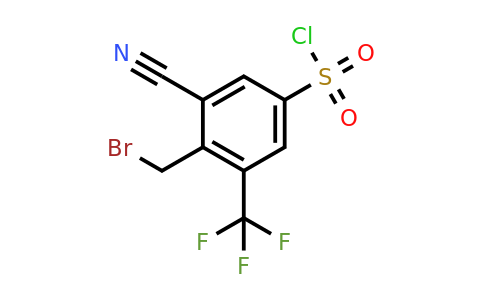 1805215-89-7 | 4-Bromomethyl-3-cyano-5-(trifluoromethyl)benzenesulfonylchloride