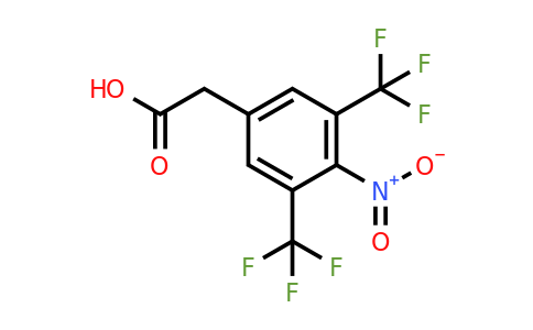 1805215-96-6 | 3,5-Bis(trifluoromethyl)-4-nitrophenylacetic acid