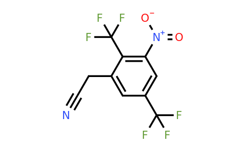 1805216-34-5 | 2,5-Bis(trifluoromethyl)-3-nitrophenylacetonitrile
