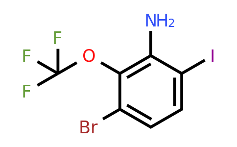 1805217-53-1 | 3-Bromo-6-iodo-2-(trifluoromethoxy)aniline