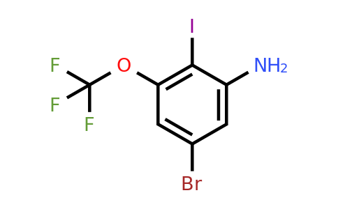 1805217-56-4 | 5-Bromo-2-iodo-3-(trifluoromethoxy)aniline