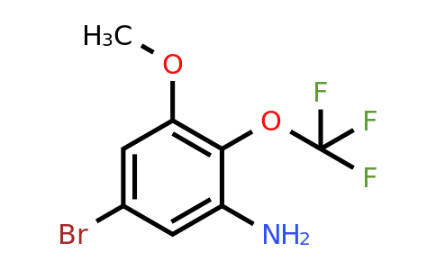 1805218-76-1 | 5-Bromo-3-methoxy-2-(trifluoromethoxy)aniline