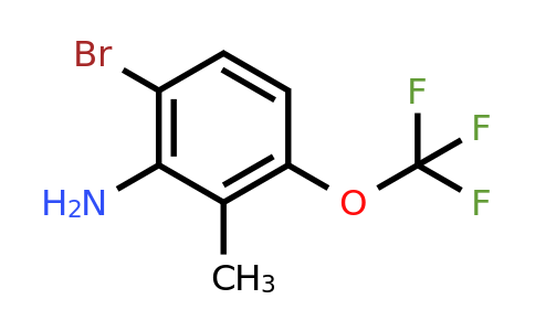1805219-34-4 | 6-Bromo-2-methyl-3-(trifluoromethoxy)aniline