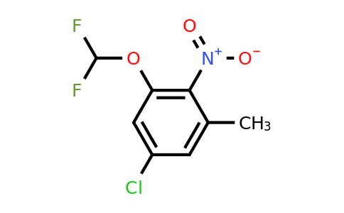 1805220-65-8 | 5-Chloro-3-difluoromethoxy-2-nitrotoluene
