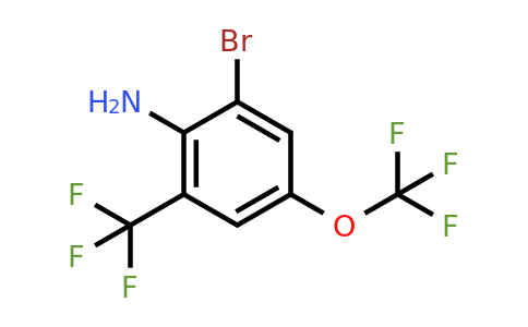 1805221-48-0 | 2-Bromo-4-trifluoromethoxy-6-(trifluoromethyl)aniline