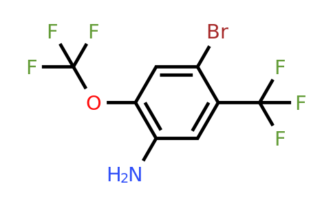 1805221-54-8 | 4-Bromo-2-trifluoromethoxy-5-(trifluoromethyl)aniline