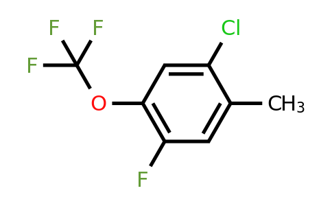 1805221-72-0 | 2-Chloro-5-fluoro-4-(trifluoromethoxy)toluene