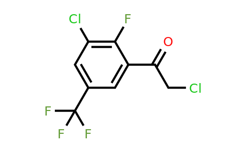 1805222-81-4 | 3'-Chloro-2'-fluoro-5'-(trifluoromethyl)phenacyl chloride