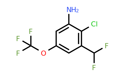 1805222-82-5 | 2-Chloro-3-difluoromethyl-5-(trifluoromethoxy)aniline
