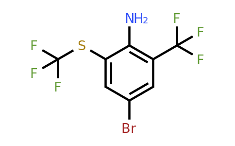 1805222-83-6 | 4-Bromo-2-trifluoromethyl-6-(trifluoromethylthio)aniline