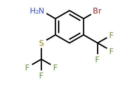 1805222-94-9 | 5-Bromo-4-trifluoromethyl-2-(trifluoromethylthio)aniline