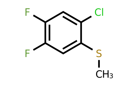 1805223-37-3 | 2-Chloro-4,5-difluorothioanisole