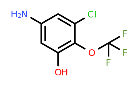 1805223-98-6 | 3-Chloro-5-hydroxy-4-(trifluoromethoxy)aniline