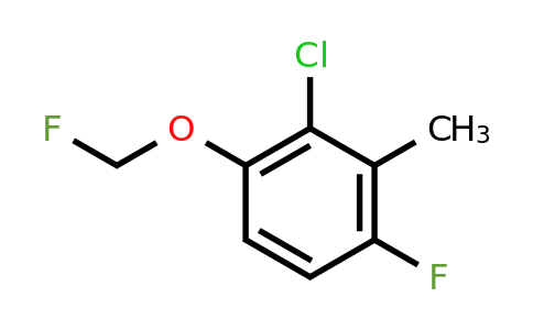 1805225-00-6 | 2-Chloro-6-fluoro-3-(fluoromethoxy)toluene