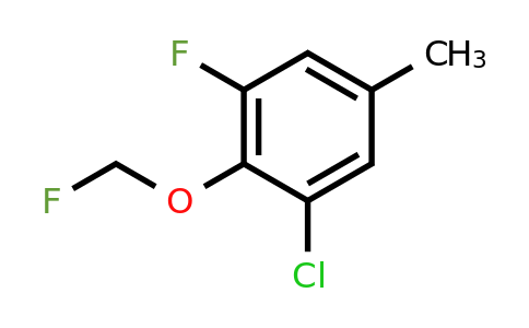 1805225-14-2 | 3-Chloro-5-fluoro-4-(fluoromethoxy)toluene