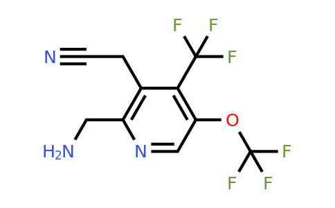 2-(Aminomethyl)-5-(trifluoromethoxy)-4-(trifluoromethyl)pyridine-3-acetonitrile