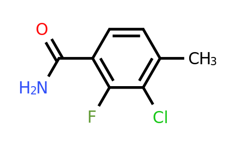 1805226-00-9 | 3-Chloro-2-fluoro-4-methylbenzamide