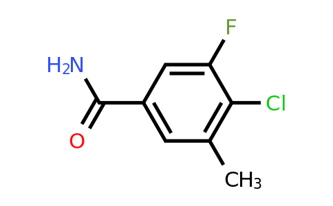 1805226-12-3 | 4-Chloro-3-fluoro-5-methylbenzamide