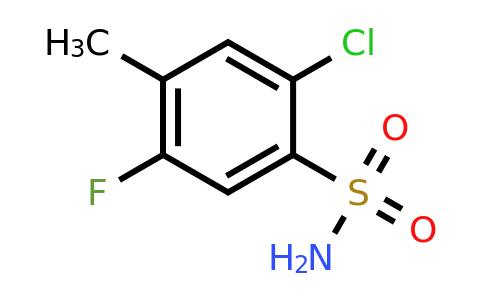 1805226-22-5 | 2-Chloro-5-fluoro-4-methylbenzenesulfonamide