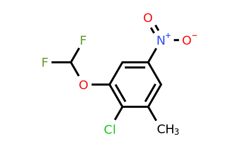 1805226-84-9 | 2-Chloro-3-difluoromethoxy-5-nitrotoluene