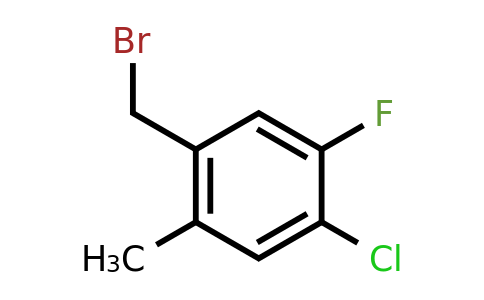 1805227-02-4 | 4-Chloro-5-fluoro-2-methylbenzyl bromide
