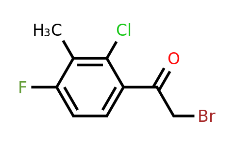1805227-12-6 | 2'-Chloro-4'-fluoro-3'-methylphenacyl bromide