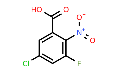 1805227-58-0 | 5-Chloro-3-fluoro-2-nitrobenzoic acid