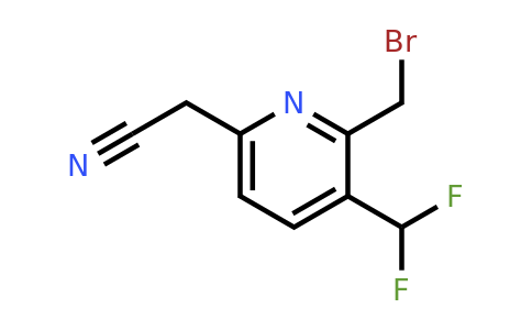 1805227-59-1 | 2-(Bromomethyl)-3-(difluoromethyl)pyridine-6-acetonitrile