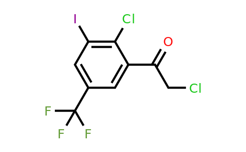1805229-34-8 | 2'-Chloro-3'-iodo-5'-(trifluoromethyl)phenacyl chloride