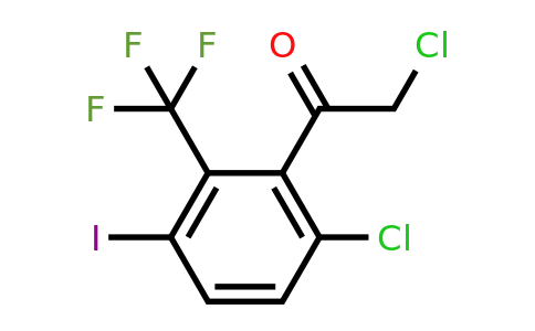 1805229-46-2 | 6'-Chloro-3'-iodo-2'-(trifluoromethyl)phenacyl chloride