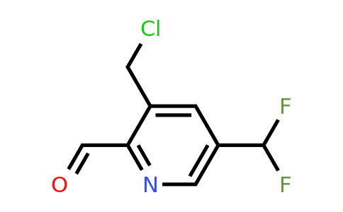 3-(Chloromethyl)-5-(difluoromethyl)pyridine-2-carboxaldehyde