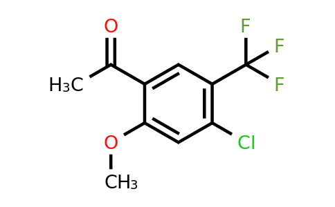 1805230-31-2 | 4'-Chloro-2'-methoxy-5'-(trifluoromethyl)acetophenone
