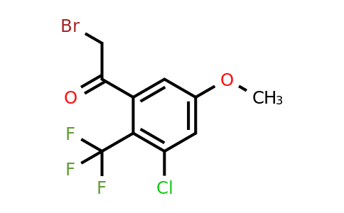 1805234-50-7 | 3'-Chloro-5'-methoxy-2'-(trifluoromethyl)phenacyl bromide