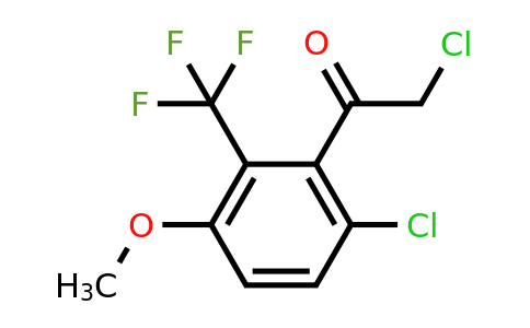 1805234-60-9 | 6'-Chloro-3'-methoxy-2'-(trifluoromethyl)phenacyl chloride