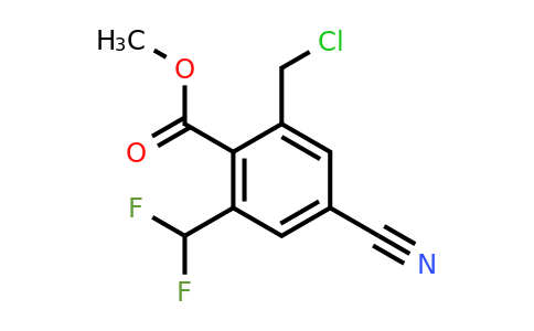 1805236-20-7 | Methyl 2-chloromethyl-4-cyano-6-(difluoromethyl)benzoate