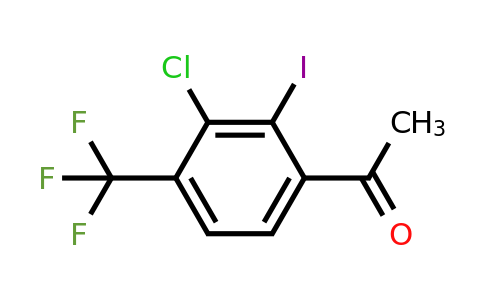 1805237-39-1 | 3'-Chloro-2'-iodo-4'-(trifluoromethyl)acetophenone