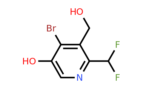 4-Bromo-2-(difluoromethyl)-5-hydroxypyridine-3-methanol