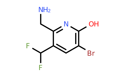 2-(Aminomethyl)-5-bromo-3-(difluoromethyl)-6-hydroxypyridine
