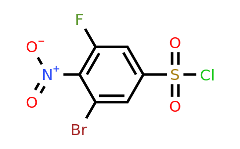 1805248-45-6 | 3-Bromo-5-fluoro-4-nitrobenzenesulfonyl chloride
