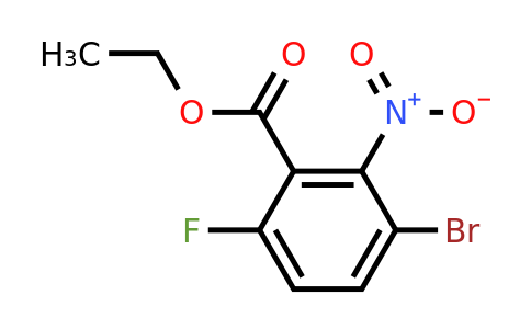 1805248-46-7 | Ethyl 3-bromo-6-fluoro-2-nitrobenzoate