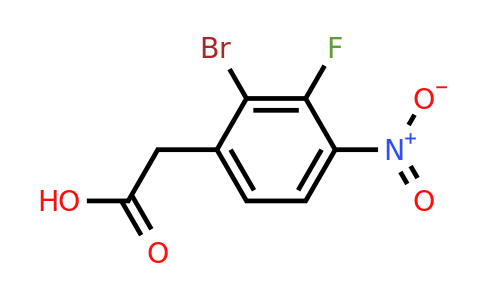 1805248-65-0 | 2-Bromo-3-fluoro-4-nitrophenylacetic acid