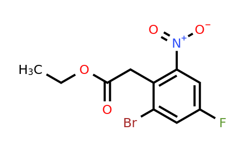 1805248-72-9 | Ethyl 2-bromo-4-fluoro-6-nitrophenylacetate