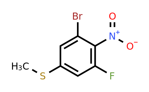 1805248-81-0 | 3-Bromo-5-fluoro-4-nitrothioanisole