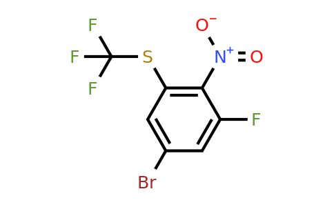 1805248-88-7 | 1-Bromo-3-fluoro-4-nitro-5-(trifluoromethylthio)benzene