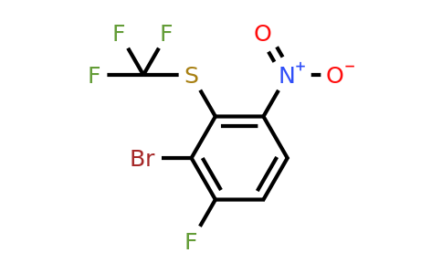 1805248-91-2 | 1-Bromo-6-fluoro-3-nitro-2-(trifluoromethylthio)benzene