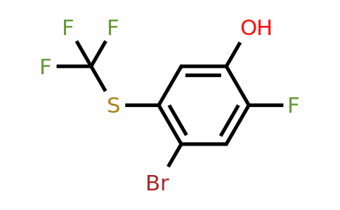 1805249-25-5 | 4-Bromo-2-fluoro-5-(trifluoromethylthio)phenol