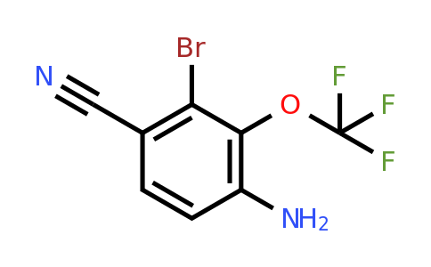 1805249-49-3 | 3-Bromo-4-cyano-2-(trifluoromethoxy)aniline