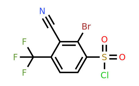 1805250-39-8 | 2-Bromo-3-cyano-4-(trifluoromethyl)benzenesulfonyl chloride